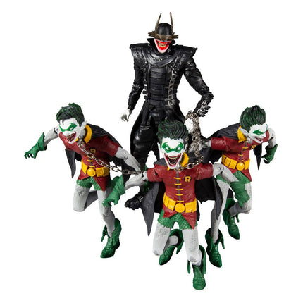 The Batman Who Laughs with the Robins of Earth DC Multiverse Action Figure Collector Multipack  18 cm