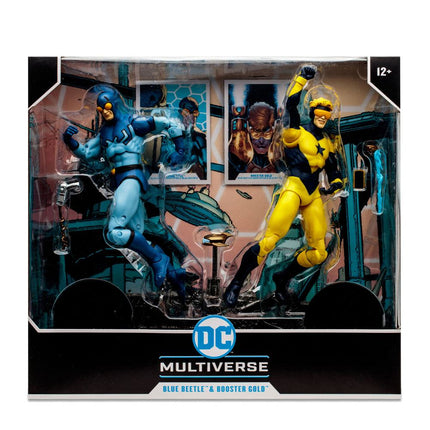 Blue Beetle and Booster Gold DC Kolekcjonerska figurka zbiorcza 18 cm DC Multiverse