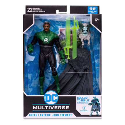 Green Lantern John Stewart DC Multiverse Build A Action Figure  18 cm - The Frost King