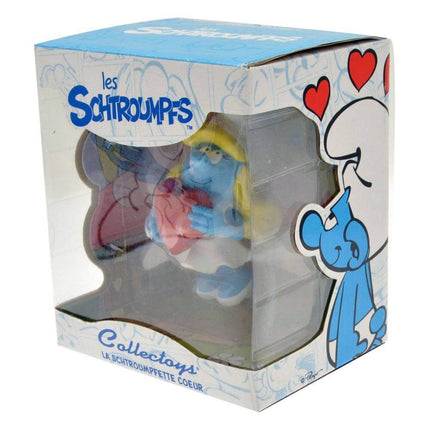 Schtroumpfette avec coeur The Smurfs Collection Statue Smurfette Holding A Heart 15 cm