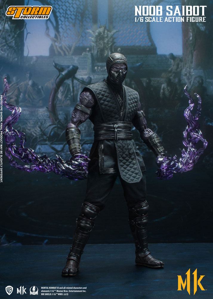 Mortal kombat 11 action figures 1 6 noob saibot 32 cm poptoys