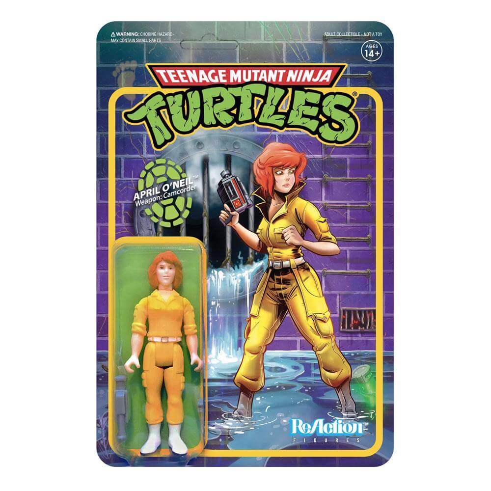 April ONeil Teenage Mutant Ninja Turtles ReAction Action Figure 10 cm poptoys