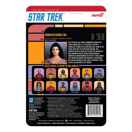 Counselor Troi Star Trek: The Next Generation ReAction Action Figure Wave 2 10 cm