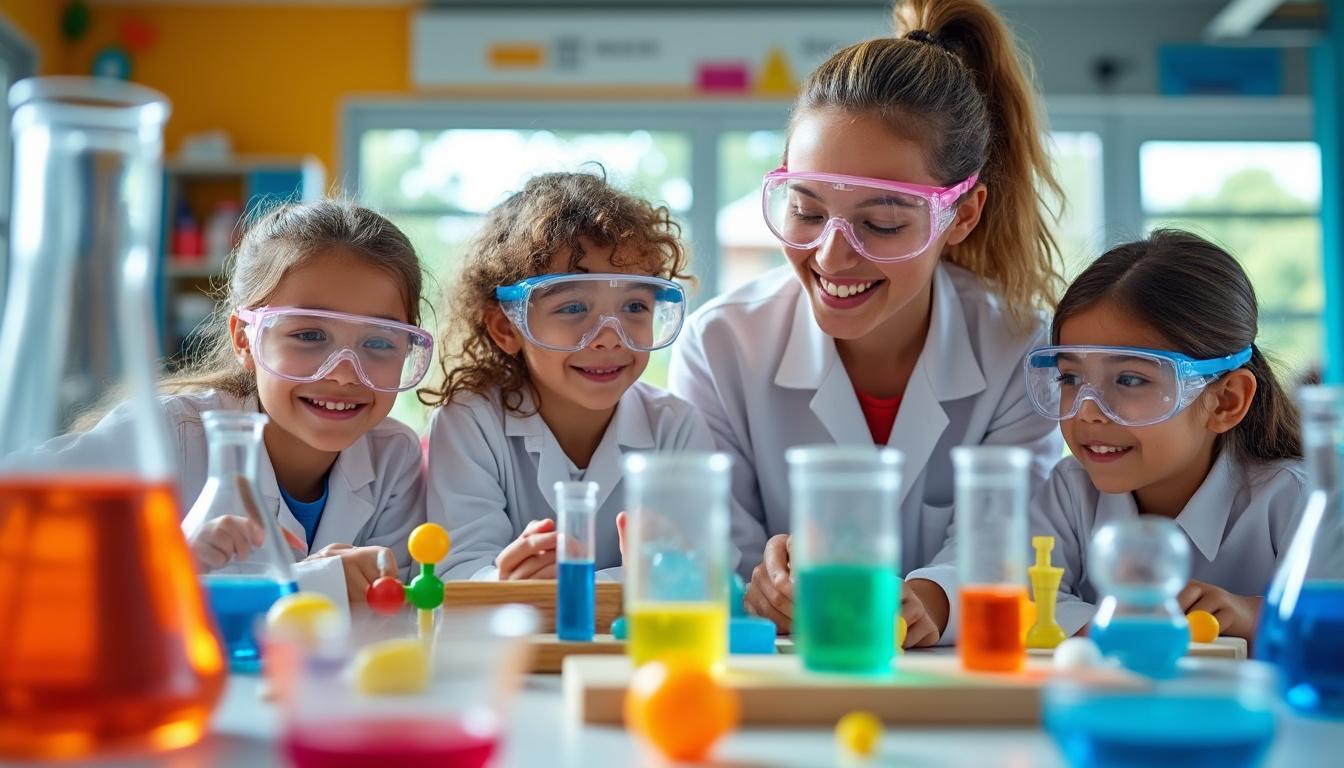 découvrez comment rendre l'apprentissage de la chimie amusant et captivant pour les enfants grâce à notre méthode chemical lesson alliant jeux et découvertes scientifiques.