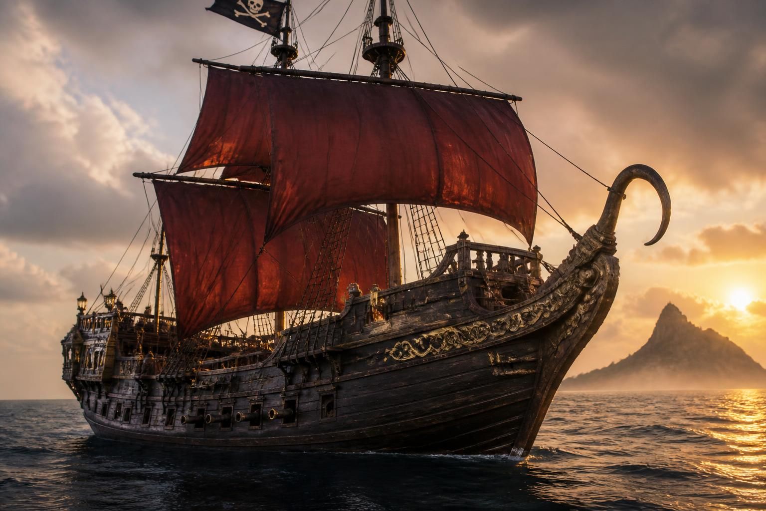 découvrez le bateau du capitaine crochet, un symbole mythique de l'univers de peter pan, emblématique des aventures et du monde enchanté de neverland.