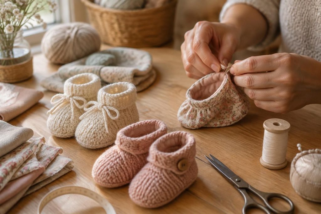 découvrez comment confectionner des chaussons bébé doux et confortables grâce à des conseils de couture simples et des modèles adaptés aux tout-petits.